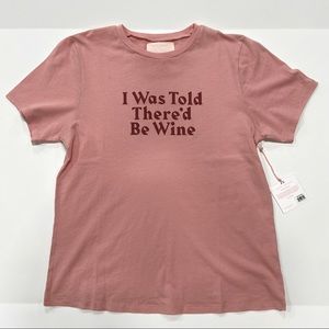 Ban.do Women I Was Told There'd Be Wine graphic tee